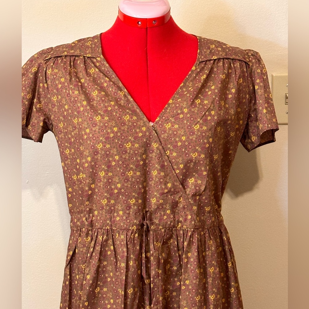 Excellent Used Condition Christy Dawn Dawn Dress, Magenta Blooming Vine, S